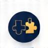 Illustration of puzzle pieces fitting perfectly together