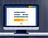 Conceptual image of a computer screen displaying a form